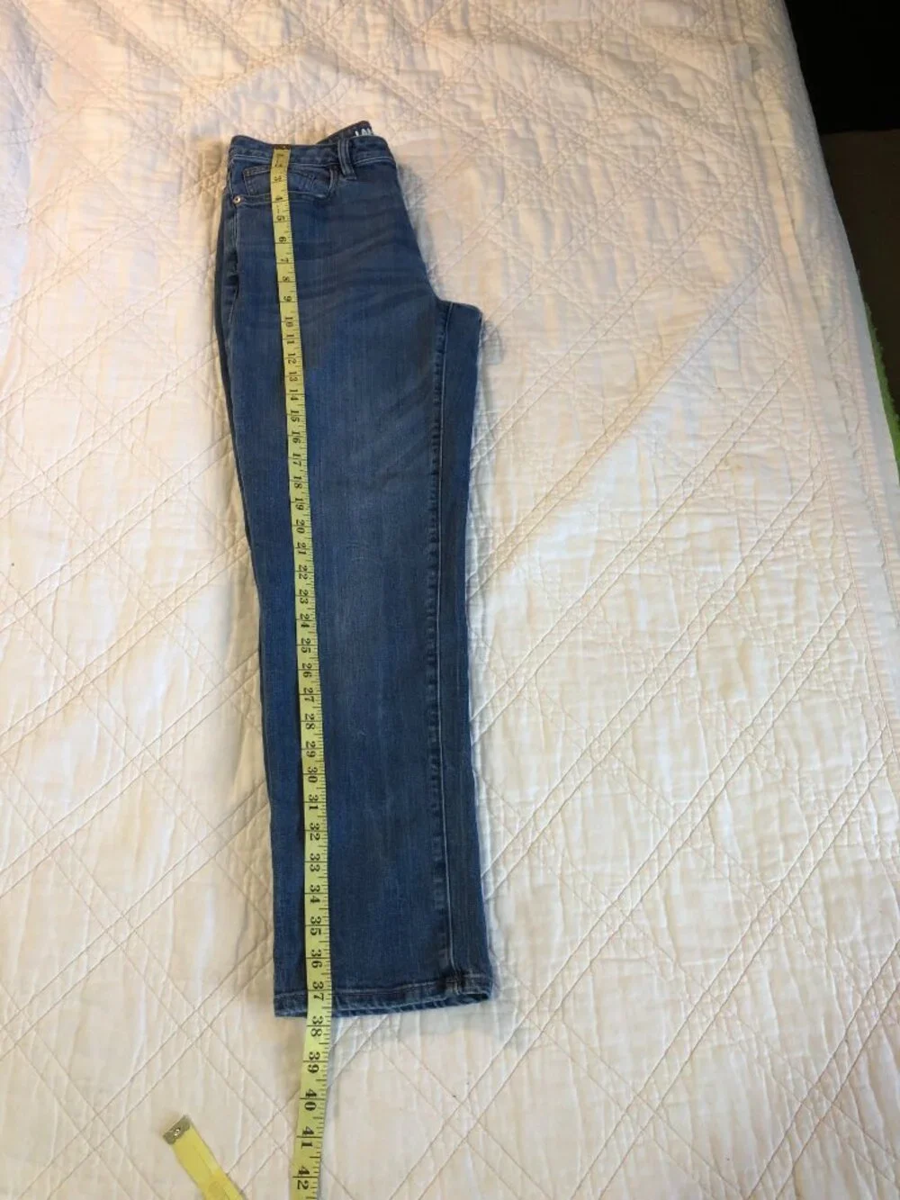 Lands End Denim Blue Jeans, Size 6
